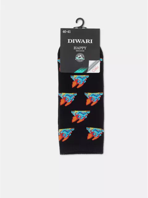 Носки мужские diwari happy (короткие) 171 черный, 22С-32СП, 42-43 (27), DIWARI,  - 3