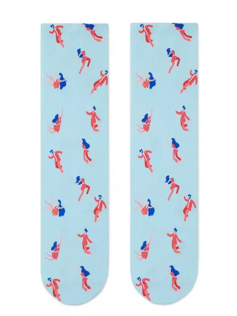 Носки женские хлопковые (3 пары) 754 ассорти, 19С-236/1СП, 36-39 (23-25), CONTE ELEGANT,  - 6