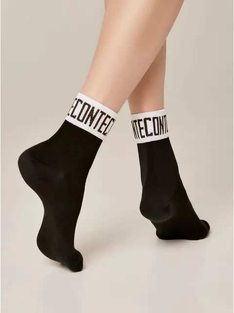 Носки женские (удлиненные) active 273 графит, 21С-24/1СП, 38-39 (25), CONTE ELEGANT,  - 3