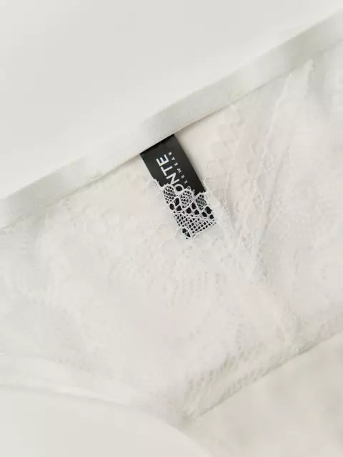 Трусы женские «бразилиана» из кружева с фигурным вырезом lace twist lbr 1990 tofu, 21С-2007ТСП, 106/XL, CONTE ELEGANT,  - 3