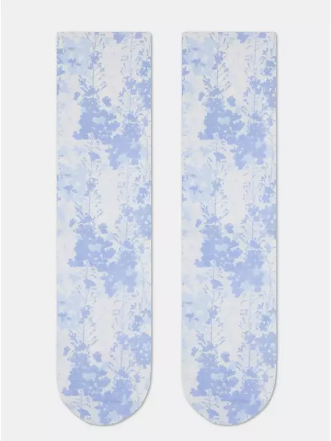 Удлиненные женские носки с хлопком 557 сиреневый, 19С-236/1СП, 36-39 (23-25), CONTE ELEGANT,  - 6