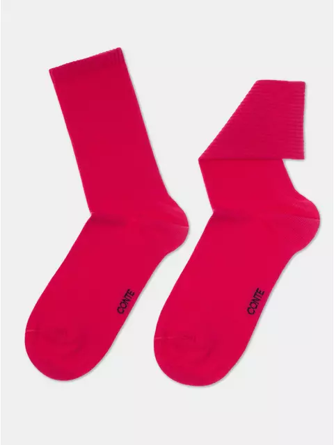 Удлиненные женские хлопковые носки active 000 фуксия, 20С-20СП, 36-37 (23), CONTE ELEGANT,  - 2