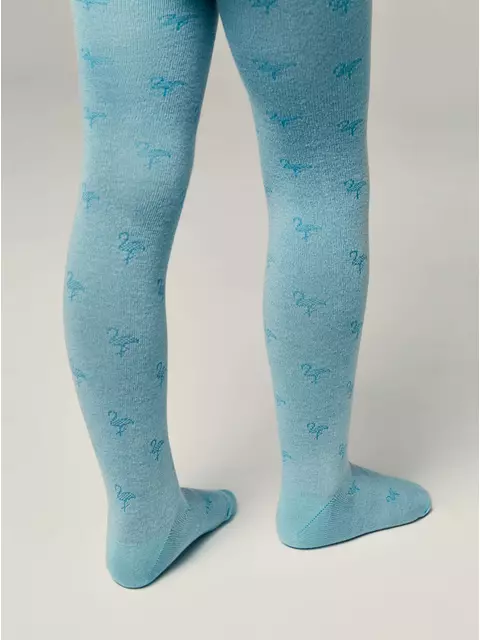 Колготки детские class 640 бирюза, 23С-1СП, 104-110 (16), CONTE-KIDS,  - 3