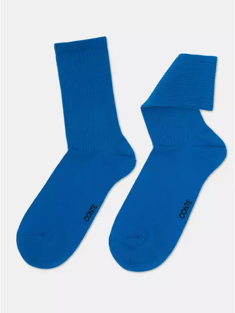 Удлиненные женские хлопковые носки active 000 синий, 20С-20СП, 38-39 (25), CONTE ELEGANT,  - 4