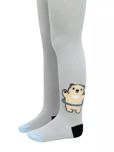 Колготки детские happik 661 светло-серый, 22С-144СП, 104-110 (16), CONTE-KIDS,  - 4