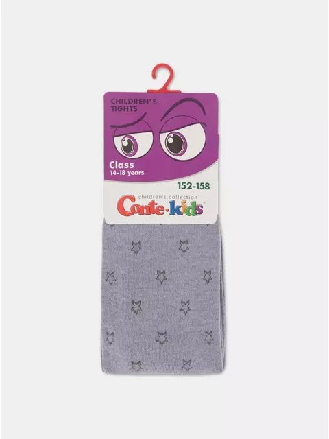 Колготки детские class 650 светло-серый, 23С-1СП, 128-134 (20), CONTE-KIDS,  - 3
