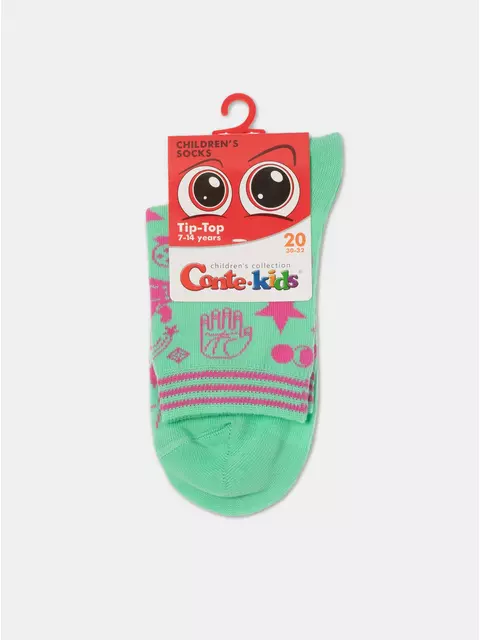Носки детские tip-top 945 бирюза, 5С-11СП, 20, CONTE-KIDS,  - 4
