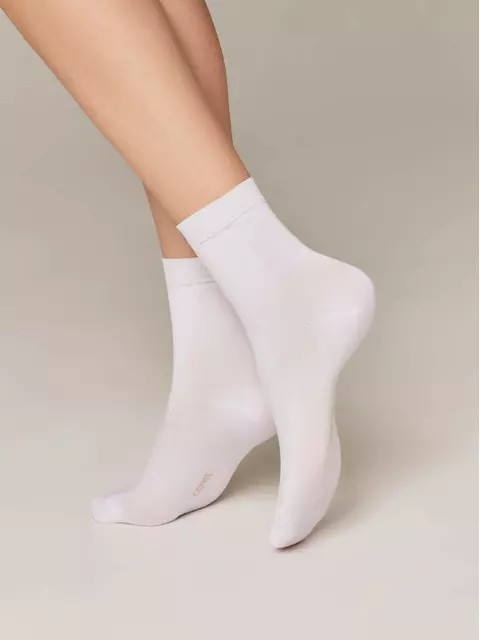 Носки женские вискозные classic (tencel) 000 белый, 22С-77СП, 38-39 (25), CONTE ELEGANT,  - 3