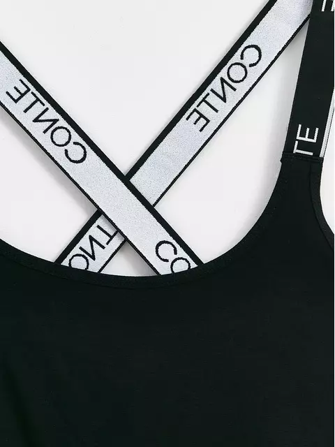 Боди женское с перекрестными бретелями black&white lbt 2248 black, 22С-2221ТСП, 170-88-94/S, CONTE ELEGANT,  - 8