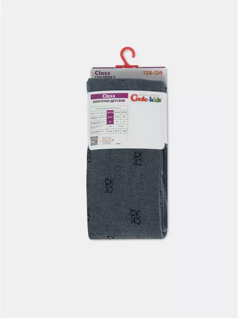 Колготки детские class 657 темно-серый, 23С-1СП, 140-146 (22), CONTE-KIDS,  - 4