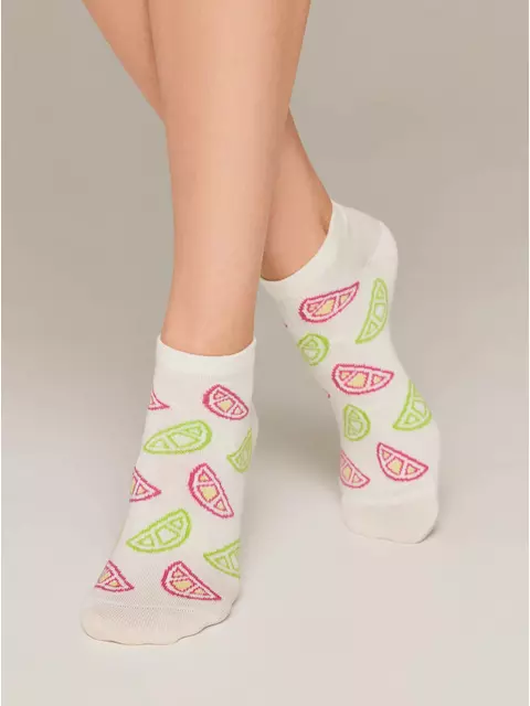 Носки женские esli active (короткие) 533 молочный, 22С-42СПЕ, 38-39 (25), ESLI,  - 2