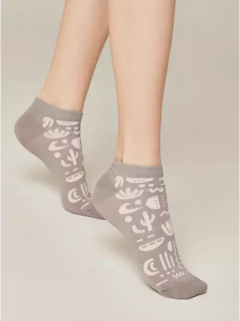 Носки женские esli active (короткие) 534 серый, 22С-42СПЕ, 36-37 (23), ESLI,  - 3