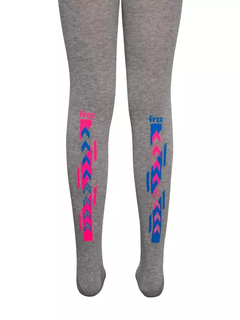 Колготки детские happik 658 серый, 22С-144СП, 116-122 (18), CONTE-KIDS,  - 2