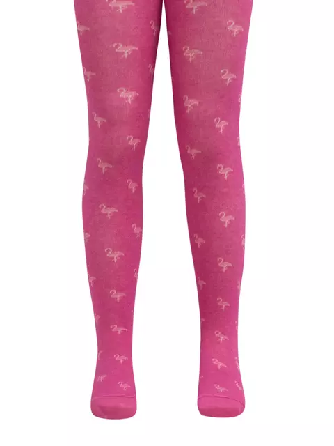 Колготки детские class 640 малиновый, 23С-1СП, 116-122 (18), CONTE-KIDS,  - 4