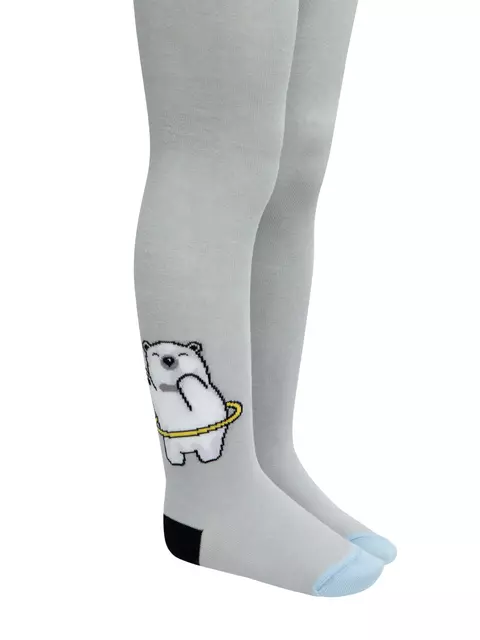 Колготки детские happik 661 светло-серый, 22С-144СП, 104-110 (16), CONTE-KIDS,  - 2