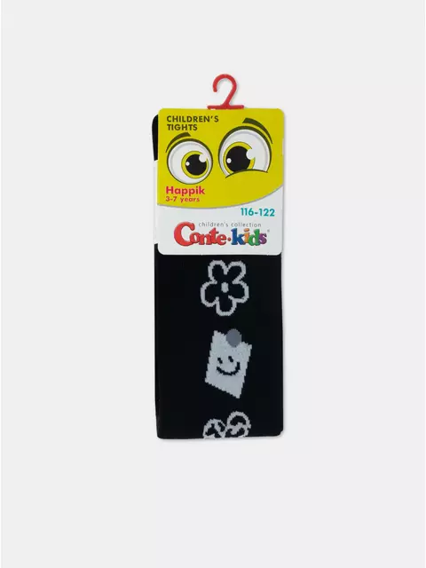 Колготки детские happik 649 черный, 22С-144СП, 116-122 (18), CONTE-KIDS,  - 4