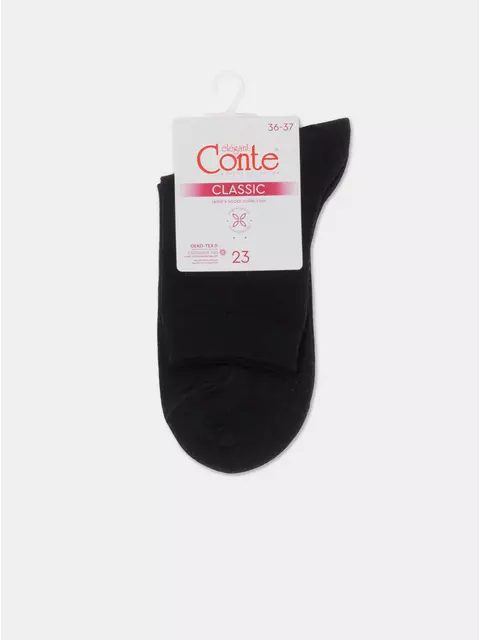 Носки женские вискозные classic (tencel) 000 черный, 22С-77СП, 38-39 (25), CONTE ELEGANT,  - 3