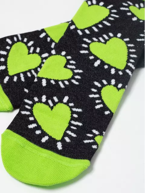 Носки женские хлопковые esli classic 532 черный-салатовый, 21С-69СПЕ, 36-37 (23), ESLI,  - 4