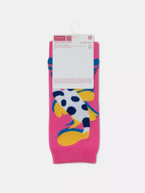 Носки женские хлопковые classic 536 розовый, 7С-22СП, 38-39 (25), CONTE ELEGANT,  - 8