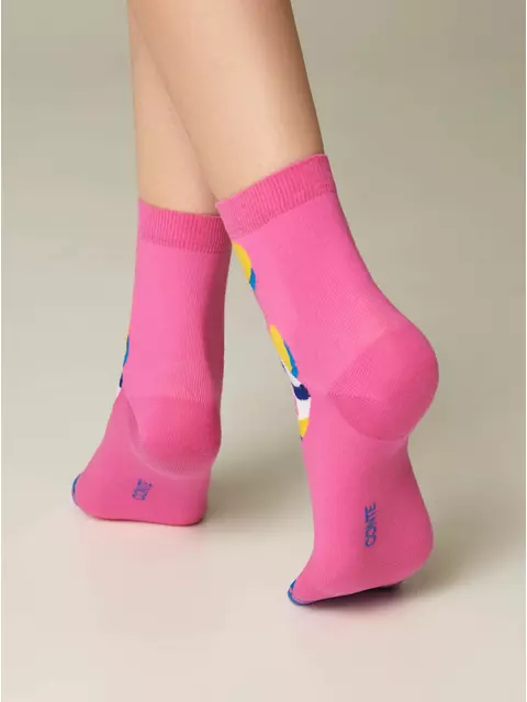 Носки женские хлопковые classic 536 розовый, 7С-22СП, 38-39 (25), CONTE ELEGANT,  - 2