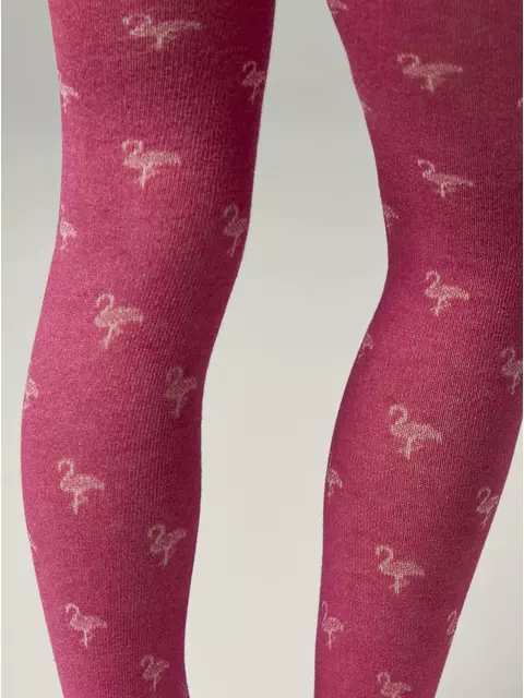Колготки детские class 640 малиновый, 23С-1СП, 116-122 (18), CONTE-KIDS,  - 2