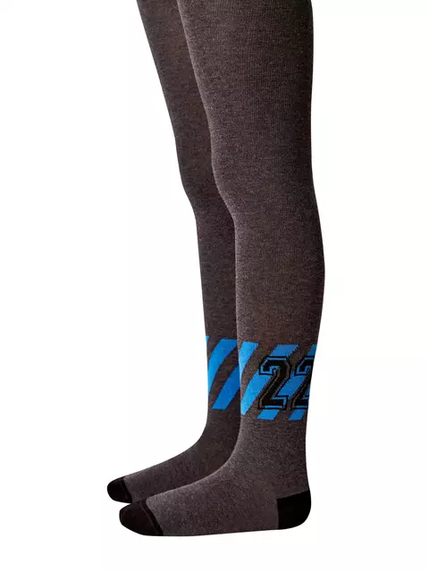 Колготки детские tip-top 631 темно-серый, 4С-05СП, 116-122 (18), CONTE-KIDS,  - 2