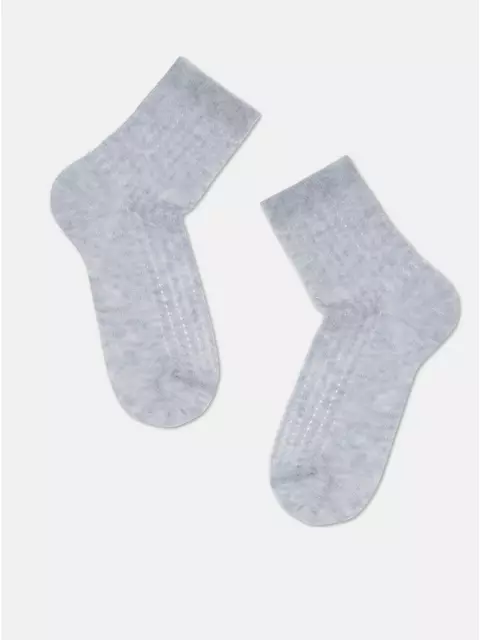 Носки детские miss (ажурные) 903 светло-серый, 20С-204СП, 22, CONTE-KIDS,  - 2