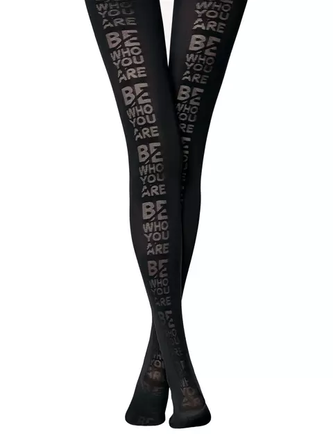 Колготки женские с надписями sketch fantasy nero, 22С-133СП, 2, CONTE ELEGANT,  - 3