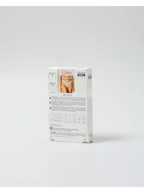 Трусы женские "бразилиана" conte basic collection lbr 5002 white, 23С-2792ТСП, 106/XL, CONTE ELEGANT,  - 4