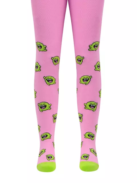 Теплые махровые детские колготки sof-tiki (махровые внутри) 644 мальва, 7С-38СП, 104-110 (16), CONTE-KIDS,  - 4