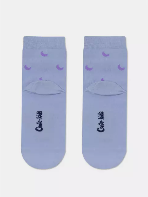 Хлопковые детские носки "веселые ножки" 943 бледно-фиолетовый, 17С-10СП, 22, CONTE-KIDS,  - 3