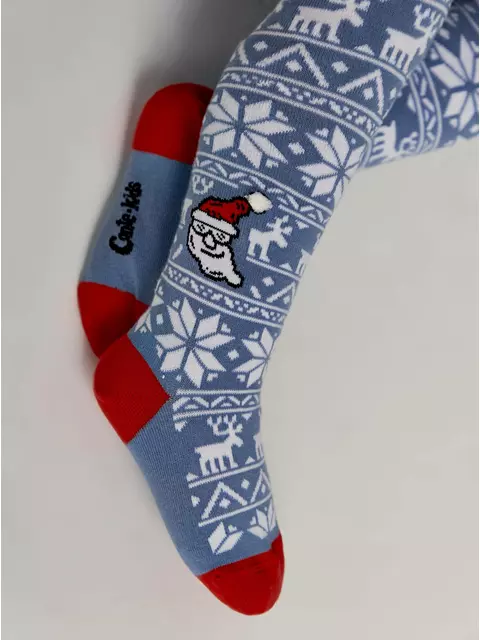 Колготки детские new year 666 светлый джинс, 23С-65СП, 92-98 (14), CONTE-KIDS,  - 2