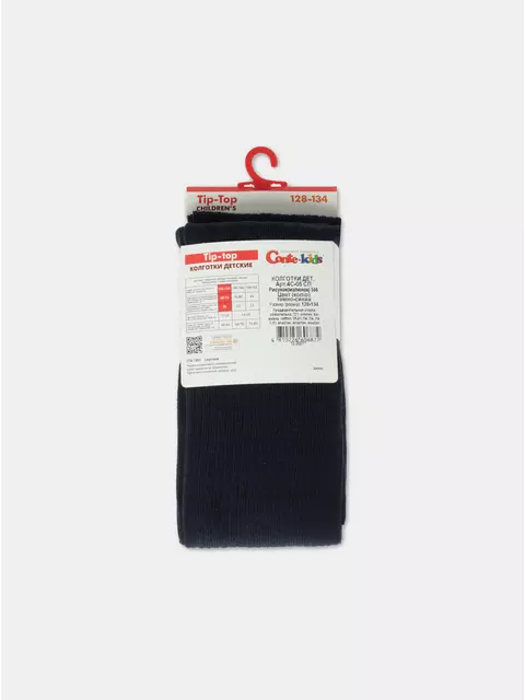 Колготки детские (однотонные) tip-top 566 темно-синий, 4С-02СП, 140-146 (22), CONTE-KIDS,  - 3