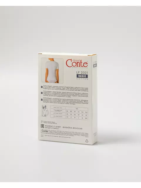 Фуфайка женская conte basic collection lf 2021 black, 20С-1061ТСП, 170-96/L, CONTE ELEGANT,  - 7