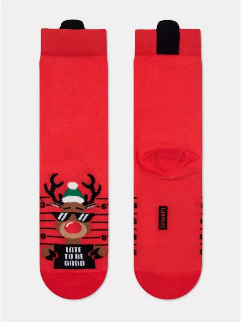 Носки мужские новогодние diwari new year (3 пары,коробочка) 780 ассорти, 21С-71СП;23С-48СП, 42-45 (27-29), DIWARI,  - 3