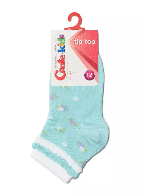 Носки детские tip-top (с пикотом) 189 cветло-бирюзовый, 13С-44СП, 12, CONTE-KIDS,  - 2