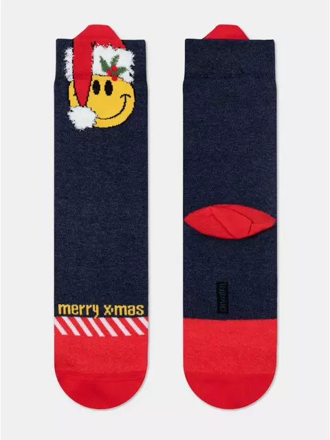 Носки мужские новогодние diwari new year (3 пары,коробочка) 780 ассорти, 21С-71СП;23С-48СП, 42-45 (27-29), DIWARI,  - 8