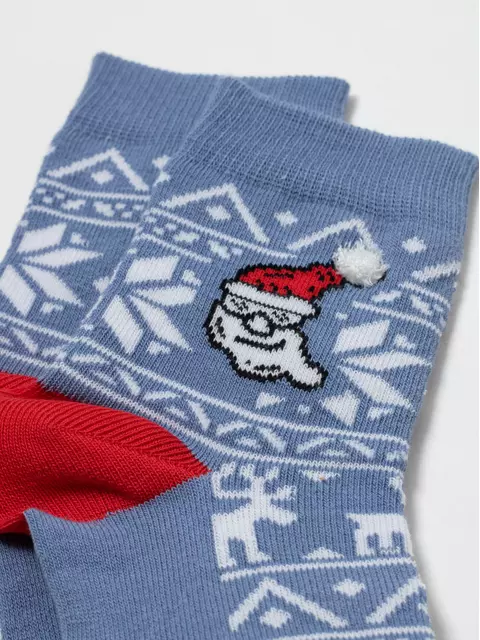 Носки детские новогодние new year 948 светлый джинс, 23С-49СП, 20-22, CONTE-KIDS,  - 2