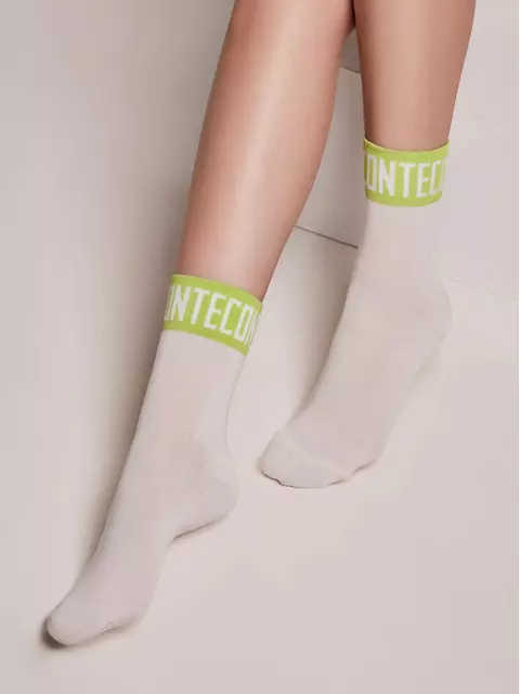 Носки женские вискозные (удлиненные) active 273 молочный, 21С-24/1СП, 36-37 (23), CONTE ELEGANT,  - 3