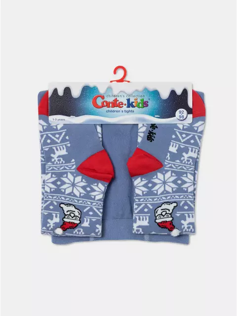 Колготки детские new year 666 светлый джинс, 23С-65СП, 92-98 (14), CONTE-KIDS,  - 6