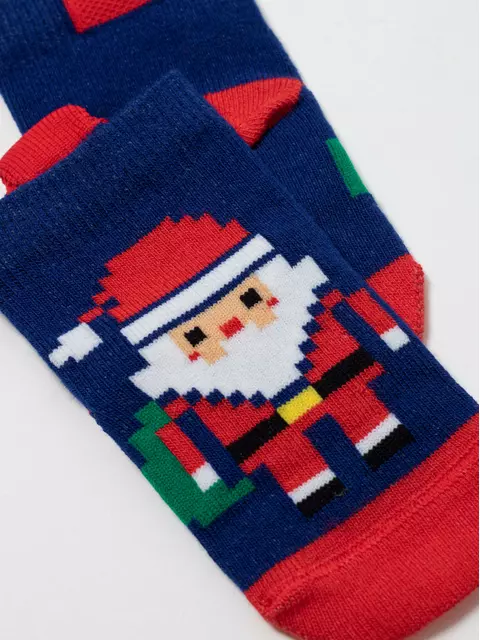 Новогодние детские носки для малышей new year 950 синий, 21С-64СП, 11-12, CONTE-KIDS,  - 4