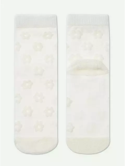 Махровые женские носки из хлопка с объемными рисунками conte comfort 548 молочный, 23С-17СП, 36-37 (23), CONTE ELEGANT,  - 5