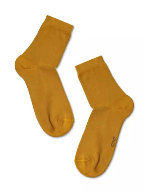 Носки женские хлопковые classic 000 горчичный, 7С-22СП, 36-37 (23), CONTE ELEGANT,  - 2