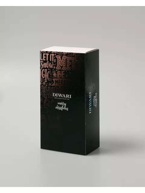 Носки мужские новогодние diwari new year (3 пары,коробочка) 780 ассорти, 21С-71СП;23С-48СП, 42-45 (27-29), DIWARI,  - 2