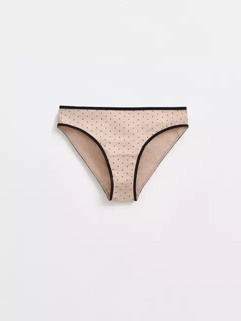 Трусы женские "бикини" print dots lb 2546 cappuccino-black, 22С-2559ТСП, 102/L, CONTE ELEGANT,  - 4