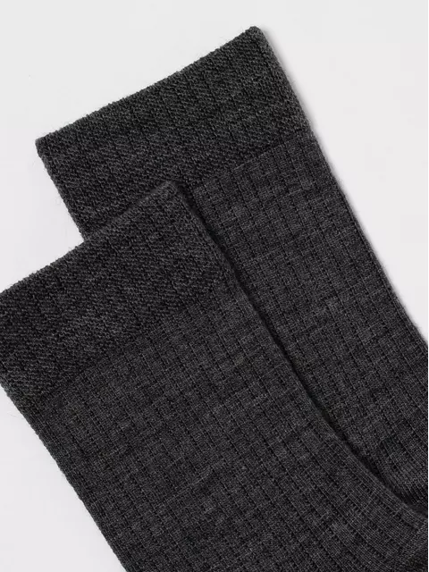 Теплые мужские носки в рубчик с шерстью diwari comfort 182 темно-серый, 22С-128СП, 40-41 (25), DIWARI,  - 2