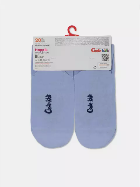 Хлопковые детские носки "веселые ножки" 943 бледно-фиолетовый, 17С-10СП, 22, CONTE-KIDS,  - 5