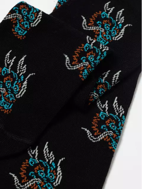 Хлопковые мужские носки diwari happy с рисунками 192 черный, 17С-151СП, 42-43 (27), DIWARI,  - 3