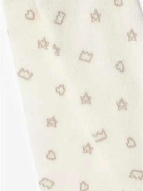 Теплые махровые детские колготки sof-tiki (махровые внутри) 653 молочный, 7С-38СП, 140-146 (22), CONTE-KIDS,  - 2