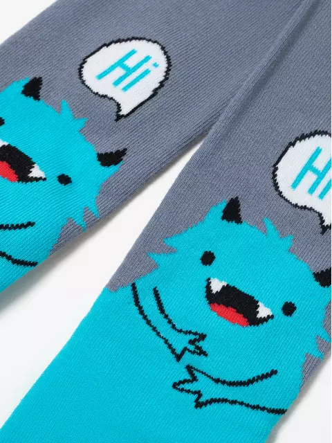 Колготки детские tip-top 637 темно-серый, 4С-02СП, 104-110 (16), CONTE-KIDS,  - 3